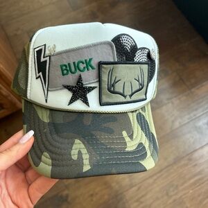 Camo trucker hat